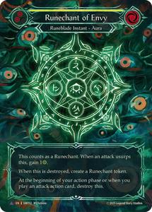 Runechant of Envy (Yellow) (Marvel) [IAR152-MV] (Omens of the Third Age)  Cold Foil