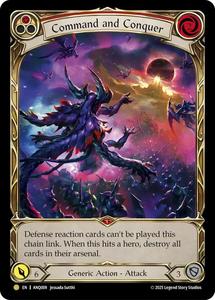 High End Flesh And Blood Singles: Command and Conquer [ANQ009] (Compendium of Rathe - Antiquity Pack)  Rainbow Foil