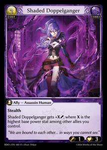 Grand Archive Singles: Shaded Doppelganger (405) [Radiant Origins]