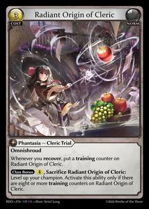 Grand Archive Singles: Radiant Origin of Cleric (119) [Radiant Origins]