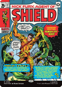 Mtg Singles Instock: Nick Fury, Agent of SHIELD (Borderless) (0389) [Marvel Super Heroes]