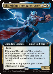 Mtg Singles Instock: The Mighty Thor, Jane Foster (Extended Art) [Marvel Super Heroes]
