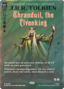 Thranduil, the Elvenking (Borderless) (Surge Foil) [The Hobbit]