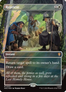 Reprieve (Borderless) (Surge Foil) [The Hobbit: Eternal-Legal]