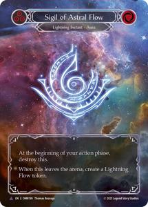 Flesh And Blood Singles 1: Sigil Of Astral Flow (Blue) (Marvel) [OMN199] (Omens of the Third Age)  Cold Foil