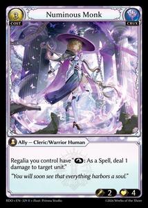 Grand Archive Singles: Numinous Monk (329) [Radiant Origins]