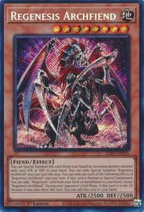 Ygo Singles: Regenesis Archfiend [ALIN-EN016] Secret Rare