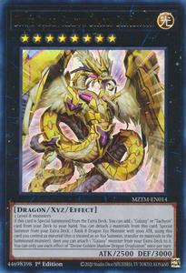 Ygo Singles: Divine Golden Shadow Dragon Dragluxion [MZTM-EN014] Ultra Rare