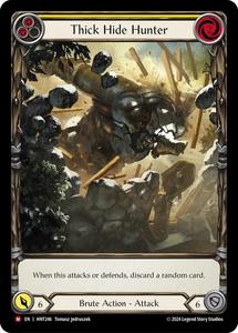 High End Flesh And Blood Singles: Thick Hide Hunter (Extended Art) [HNT246] (The Hunted)  Rainbow Foil