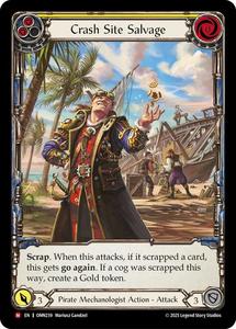 Flesh And Blood Singles 1: Crash Site Salvage (Extended Art) [OMN239] (Omens of the Third Age)  Cold Foil