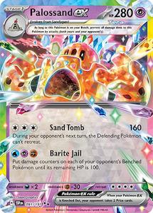 Pokemon Singles: Palossand ex (091/191) [Scarlet & Violet: Surging Sparks]