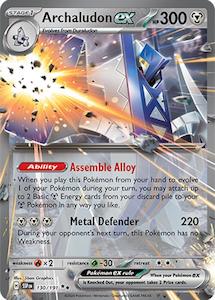 Pokemon Singles: Archaludon ex (130/191) [Scarlet & Violet: Surging Sparks]