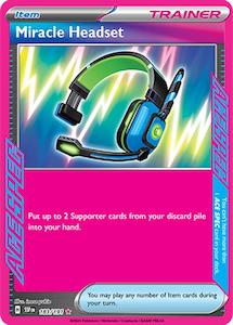 Pokemon Singles: Miracle Headset (183/191) [Scarlet & Violet: Surging Sparks]