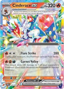 Cinderace ex (028/142) [Scarlet & Violet: Stellar Crown]