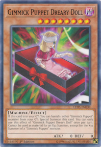 Yugioh Singles: Gimmick Puppet Dreary Doll [LED5-EN039] Common