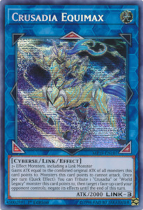 Yugioh Singles: Crusadia Equimax [MP19-EN107] Prismatic Secret Rare