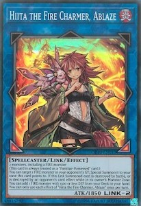 Yugioh Singles: Hiita the Fire Charmer, Ablaze [OP10-EN010] Super Rare