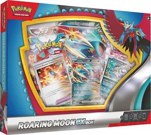 Pokemon Sealed: Roaring Moon/ Iron Valiant ex Box