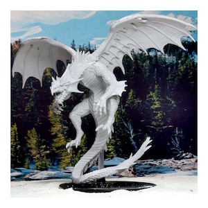 Rpg Accessories: Pathfinder Battles Deep Cuts: Gargantuan White Dragon