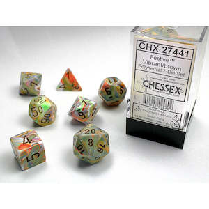 Dice: Chessex Dice Set - Polyhedral 7-Die Set