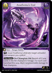 Ga Singles: Anathema's End (202) [Alchemical Revolution]