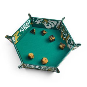 Lets Play Games: LPG Essentials Hex Dice Tray 6" - Artist Series: Cara
