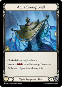 Aqua Seeing Shell [NUU003] (Part the Mistveil Nuu Blitz Deck)