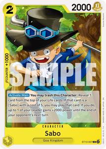 One Piece Tcg Singles: Sabo (ST13-007) (Reprint) [Premium Booster -The Best- Vol. 2]