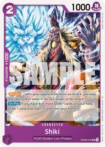 One Piece Tcg Singles: Shiki (Reprint) [Premium Booster -The Best- Vol. 2]