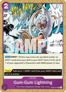 Gum-Gum Lightning (Reprint) [Premium Booster -The Best- Vol. 2]