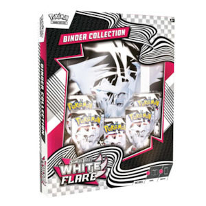 Products: Pokemon TCG Scarlet & Violet White Flare Binder Box - Cardtopia NZ