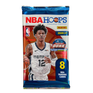 Panini NBA Hoops 2020-21 Basketball Trading Cards Booster Pack - Cardtopia NZ