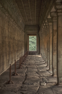 Angkor Wat Passageway 4, Cambodia
