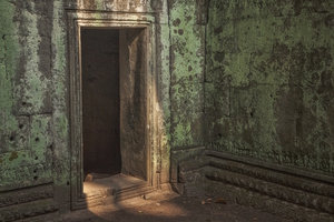 Angkor Wat Green Moss, Cambodia