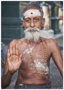 People: Abhaya Mudra, Pondicherry, India