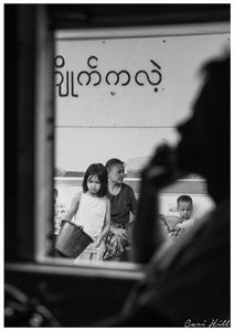 Train Silhouette, Yangon, Myanmar