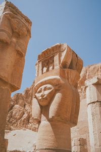 Hathor Column, Mortuary Temple of Hatshepsut. Luxor