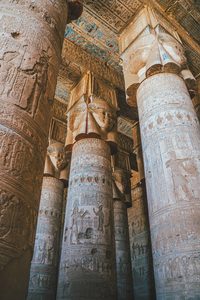 Recently Added: Hathor Columns, Dendera Temple