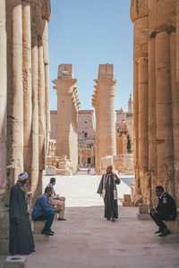 Men at Luxor Temple, Luxor