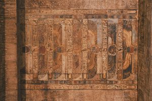 Recently Added: Ceiling Carvings, Temple of Hathor. Dendera