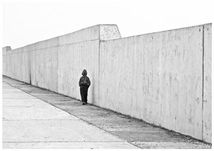 Black and White: Isolation, Casablanca, Morocco