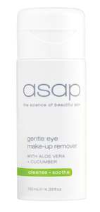 Cleanse: asap gentle eye makeup remover
