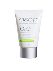 Travel Tubes: asap C20 cream to oil cleanser