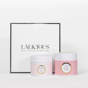 Lalicious Winter Repair Duo Sugar Kiss Body Scrub + Velour Body Melt