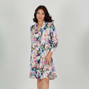All Luxury Loungewear: Cotton Shirtdress nightie