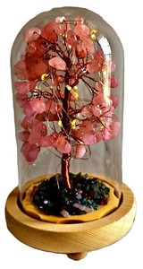 Products: Gemstone Tree with USB LED Light Rose Quartz – Carolina Trading