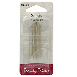 Patchwork Quilting: Darning Needles - Size 3-9 Set - by Trendy Trims