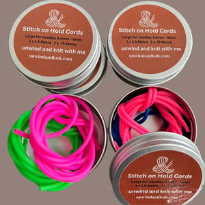 Knitting Cords - Stitch on Hold Cords - By Unwind & Knit with Me