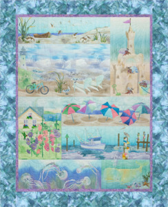 Sale: Art Print Panel Kit - A Day At The Beach - by McKenna Ryan