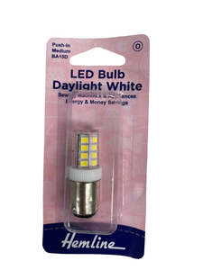 Products: Medium LED Light Bulb - Sewing Machine - Hemline